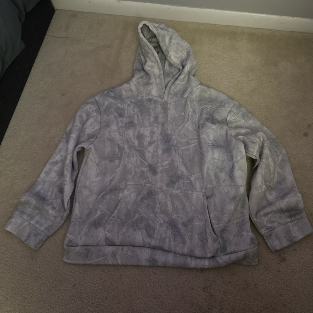 Hollister Gray Camo Hoodie